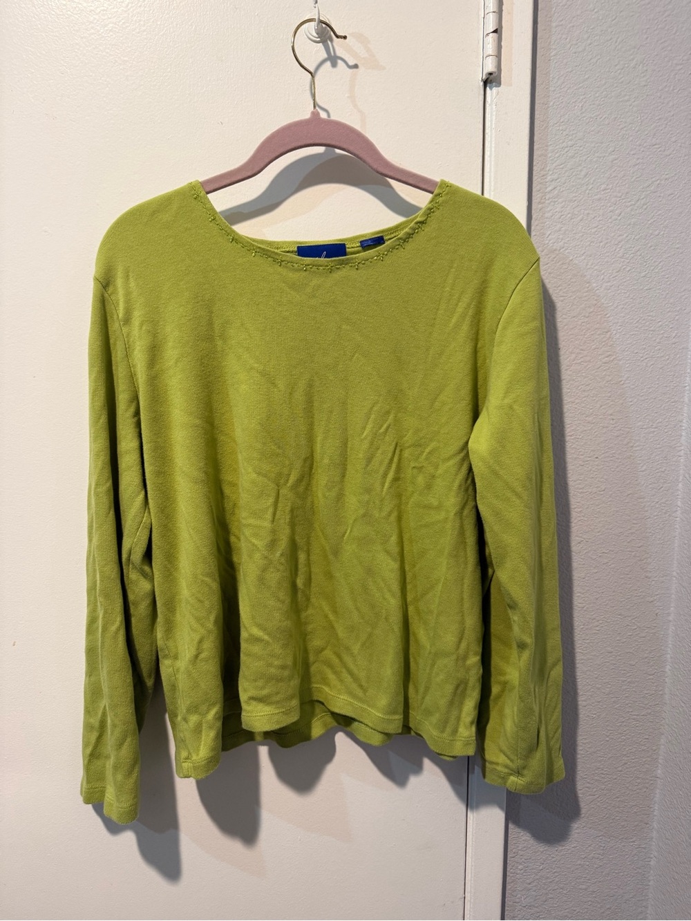 JH Collectibles Lime Green Long Sleeve Women's Sweater
